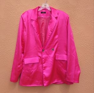 Medium Women's Bright Pink Blazer Jacket